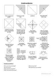 Cut the paper into a square. Fortune Teller Paper Game Template English Esl Worksheets For Distance Learning And Physical Classrooms