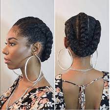 Dutch Braid Cornrow Tutorial Flat Twist Hairstyles Natural Hair Styles Natural Hair Updo