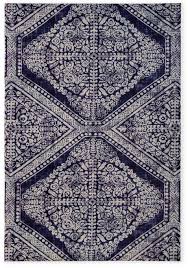 Elle Decor 27 X 45 Navy Brush Strokes Decorative Accent Rug Rugs Accent Rugs Accent Decor