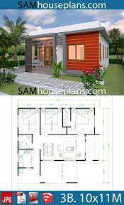 House Plans 10x11 With 3 Bedrooms House Plans Free Downloads Modern House Plans Beautiful House Plans 3d House Plans