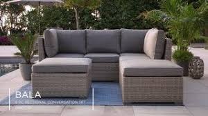 Canvas Bala Sectional Patio Set 6 Pc Canadian Tire Patio Set Sectional Canadian Tire