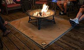 Fire pit heat shields, fire pit deck protectors and grass guards as specifically designed for use under fire pits to protect the surface underneath from this is more so for a wood burning fire pit because they bring with them the danger of starting fires and causing bodily harm as a result of flying embers. Best Fire Pits For Decks Fire Pits Safe For Wood Decks