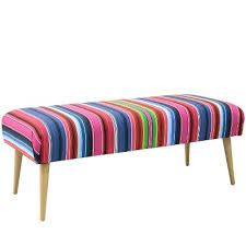 For stubborn stains, use a solution of 1 cup bleach to 1 gallon water. Stripe Bedroom Benches Target