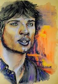 Drawing of Clark Kent a.k.a Tom Welling