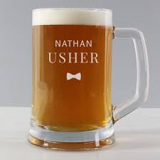 Usher's Personalized Pint Stern Tankard: Cheers to a Great Support