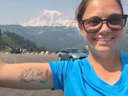 Weekend Project: Show us your outdoor-inspired tattoos. What art are you  wearing? Photo: Instagram's trailmixfornewlyweds.