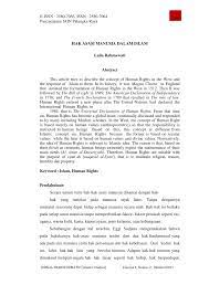 Sederhana apa saja yang termasuk organisasi sektor publik adalah organisasi yang mana pencatatan keuangannya perlu dilaporkan atau perlu adanya pertanggungjawaban kepada masyarakat. Pdf Hak Asasi Manusia Dalam Islam