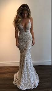Ivory Sequin Shiny Prom Dresses Mermaid Prom Dresses V Neck Prom Dresses Spaghetti Straps Prom Dresses Long Prom Dresses Sparkly Prom Dresses Charming Evening D Stunning Prom Dresses Spaghetti Strap Prom Dress Prom Dresses