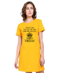 Caseria Women S Cotton Biowash Graphic Printed T Shirt Dress What Do We Say Yellow Md 'a black dress is the most iconic piece in every woman's wardrobe. caseria women s cotton biowash graphic