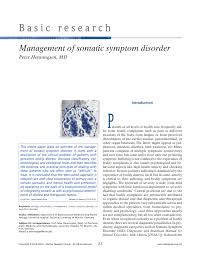 Image result for Somatization Management