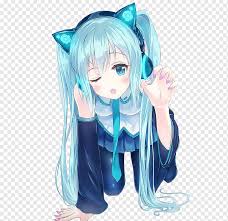 Anime Hatsune Miku Catgirl Manga Sailor Moon Blue Cg Artwork Black Hair Png Pngwing All our images are transparent and free for personal use. anime hatsune miku catgirl manga