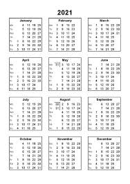 Download or print dozens of free printable 2021 calendars and calendar templates. 12 Month Calendar Printable 2021 Monthly Calendar
