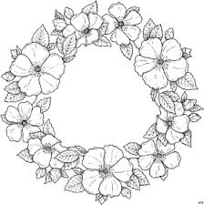 Ebay kleinanzeigen blumenkranz für hochzeit. Blumenkranz Ausmalbild Malvorlage Blumen Blumen Ausmalbilder Malvorlagen Blumen Bandstickerei