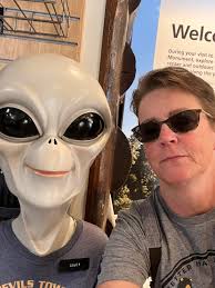 Hiking Devil's Tower in reverse with friends