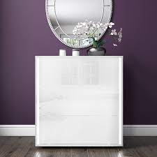 With A Pure White High Gloss Finish And Led Lighting This Selena Chest Of Drawers Will Create A Beautiful Glow For Bedroom Ambiance Haushalt Ideen