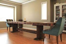 Toscana extending rectangular dining table large: Diy Dining Table Built By B 12 Long From Douglas Fir Custom Built To Fit Our Extra L Dining Room Table Decor Custom Dining Room Tables Diy Dining Room Table
