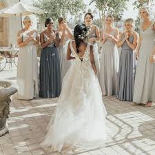Shop new and gently used satin wedding dresses and save up to 90% at tradesy. The 5 Best Bridesmaid Dress Rental Websites Of 2021