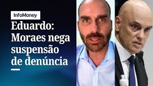 “Está criando dificuldades para ser notificado”, diz Moraes sobre Eduardo