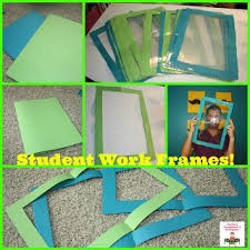 Picture Frame Project Kindergarten Smorgasboard Displaying Student Work School Fun