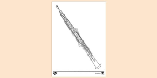 Instrument coloring worksheets teaching resources orchestra pages. Free Oboe Music Instrument Colouring Sheet Colouring Sheets