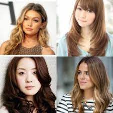 Fesyen rambut wanita muka panjang. 80 Gaya Rambut Panjang Wanita Untuk Wajah Bulat Yang Disukai Pria Gayarambut Co Id