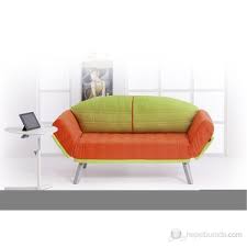 Futon Asoss Ikili Kanepe Turuncu Yesil Fiyati
