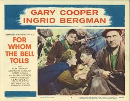 For Whom The Bell Tolls 1943 Gary Cooper Ingrid Bergman Katina Paxinou 8 Gary Cooper Ingrid Bergman Movie Lobby Cards