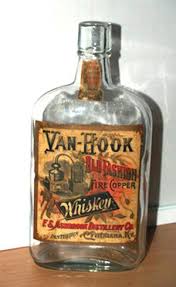 Van Hook Old Fashion Fire Copper Whiskey F S Ashbrook Distillery Co Distillers Cynthiana Ky Whiskey Whisky Bottle