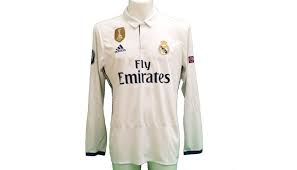 Adidas soccer youth real madrid away jersey. Ronaldo S Real Madrid Match Issue Worn Shirt Ucl 2016 17 Charitystars