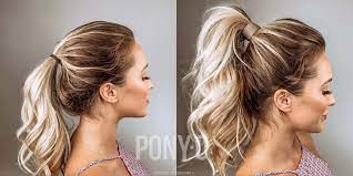 With Pony O You Ll Say Hello Voluminous Ponytail Ponytail Hairstyles Tutorial Dressy Ponytail Voluminous Ponytail