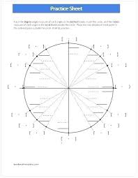 sin on unit circle math unit circle chart template with