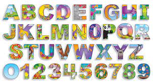 Crayon font printable letters alphabet for banners patterns monograms stencils diy projects from suncatcherstudio.com we did not find results for: Free Printable Bulletin Board Letters Illustrated Alphabet 26 Numbers Bulletin Board Assortment Alphabet Illustration Alphabet And Numbers Free Lettering