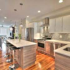 Kitchen furniture horizontal grain design modern kitchen cabinets. White Washed Kitchen Wood Floors Glass Opaque Cabinet Doors Horizontal Wood Grain Cabinets Contemporary Kitchen Kitchen Design Ikea Kitchen Design