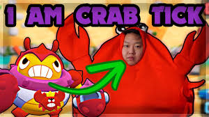 Brawl stars new brawler surge 1v1 vs @orange juice gaming \u0026 bentimm1! We Became King Crab Tick Cosplay Costume Youtube