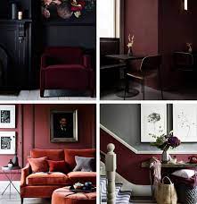Burgundy Red Autumn Winter 17 Interior Design Trend Burgundy Walls Home Trends Interior Design