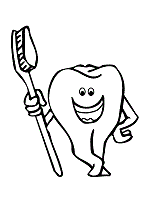 Get your kid to color these dental coloring pages. Dental Health Coloring Pages
