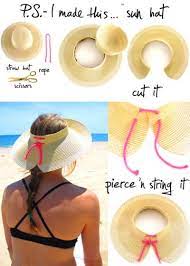 Straw Beach Hat From P S I Made This Diy Sun Hat Sun Hats Hats