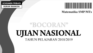 Maybe you would like to learn more about one of these? Bocoran Soal Un Matematika Smp 2019 Pdf