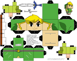 Craft Of The Month Origami Zelda Paper Toys Mario Coloring Pages