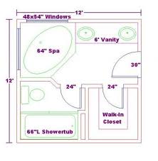 Master Bathroom Floor Plans Walk In Shower Free Bathroom Plan Design Ideas Master Baths 12x12 Addition Plan Badezimmer Grundriss Badgestaltung Grundriss