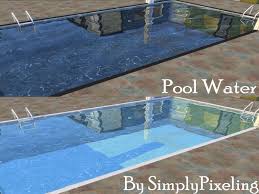 Simplypixeling S Pool Waters Sims Sims House Sims 4