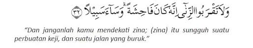 Qs Al Isra Ayat 32 Dan Artinya