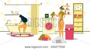 Cleaning Staff Vector Photo Free Trial Bigstock