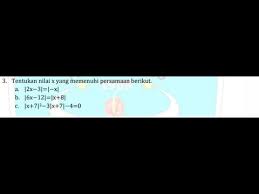 We did not find results for: Nilai Mutlak Menentukan Nilai X Yang Memenuhi Persamaan Nilai Mutlak Matematika Sma Youtube