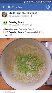 Pin By Sheila Hurst On Soups Cooking Panda Olive Garden Gnocchi Soup Cooking