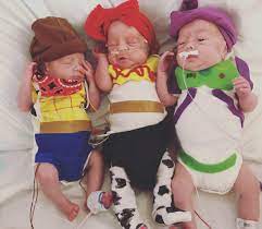Who doesn't love coordinating kid costumes? Preemie Halloween Costumes Jarvis Triplets Halloween Costumes Triplets Baby Halloween Costumes Halloween Costumes For Kids