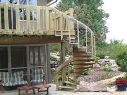 Wooden Spiral Staircase For Deck Spiral Staircase Outdoor Exterior Stairs Staircase Outdoor