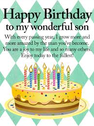 Special Person Birthday Blessing For My Son You Are A Joy To My Life Happy Birthday Wishes Card For Son Birthday Greeting Cards By Davia Birthday Wishes For Kids Birthday Messages For Son Birthday Wishes For Son