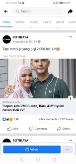 Dato' aliff syukri is a famous malaysian cosmetic millionaire and like all celebrities, he's constantly under the scrutiny of netizens. Alif Shukri Lepas Saya Ada 30 Juta Baru Beli Lv