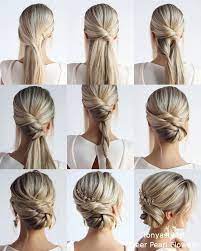 Pin in a loose chignon and wrap a braid around the top. Tonyastylist Tutoriel De Coiffure De Mariage Bricolage Easy Homecoming Hairstyles Diy Wedding Hair Wedding Hairstyles Tutorial